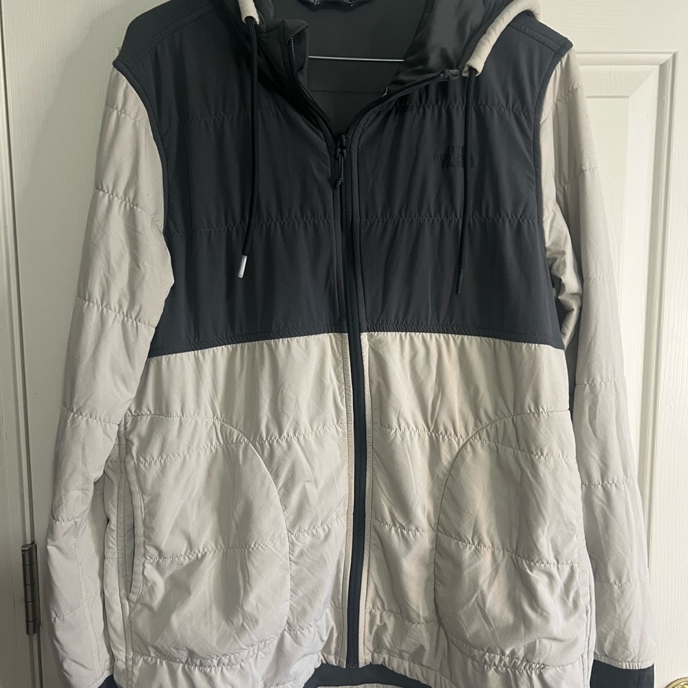 The North Face Black and Gray Puffer Jacket